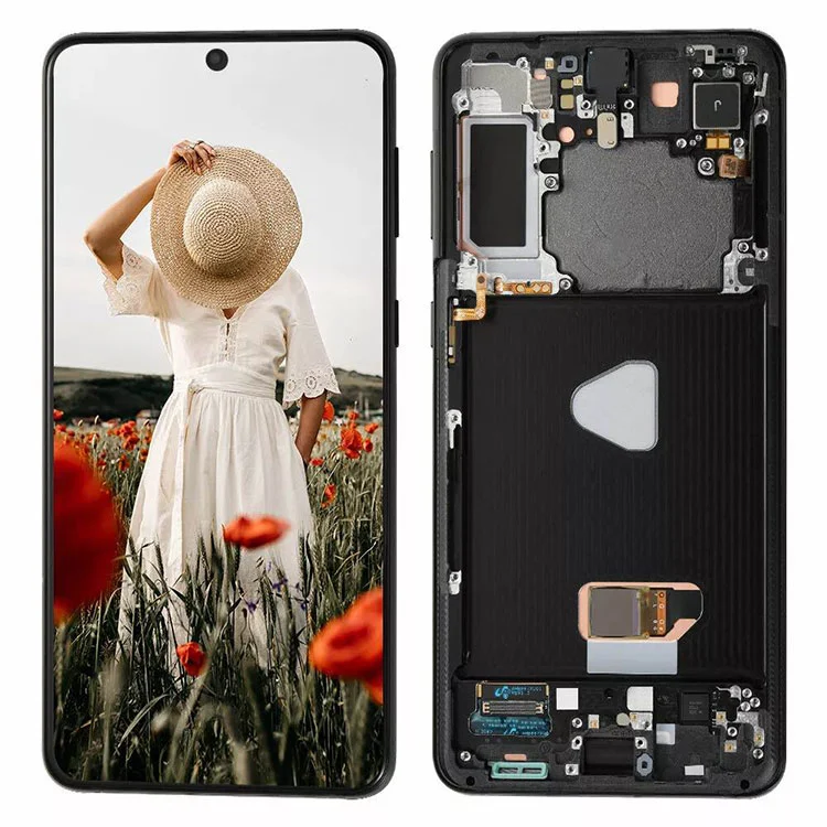सैमसंग गैलेक्सी S21 प्लस एलसीडी डिस्प्ले टच स्क्रीन असेंबली रिप्लेसमेंट के लिए
